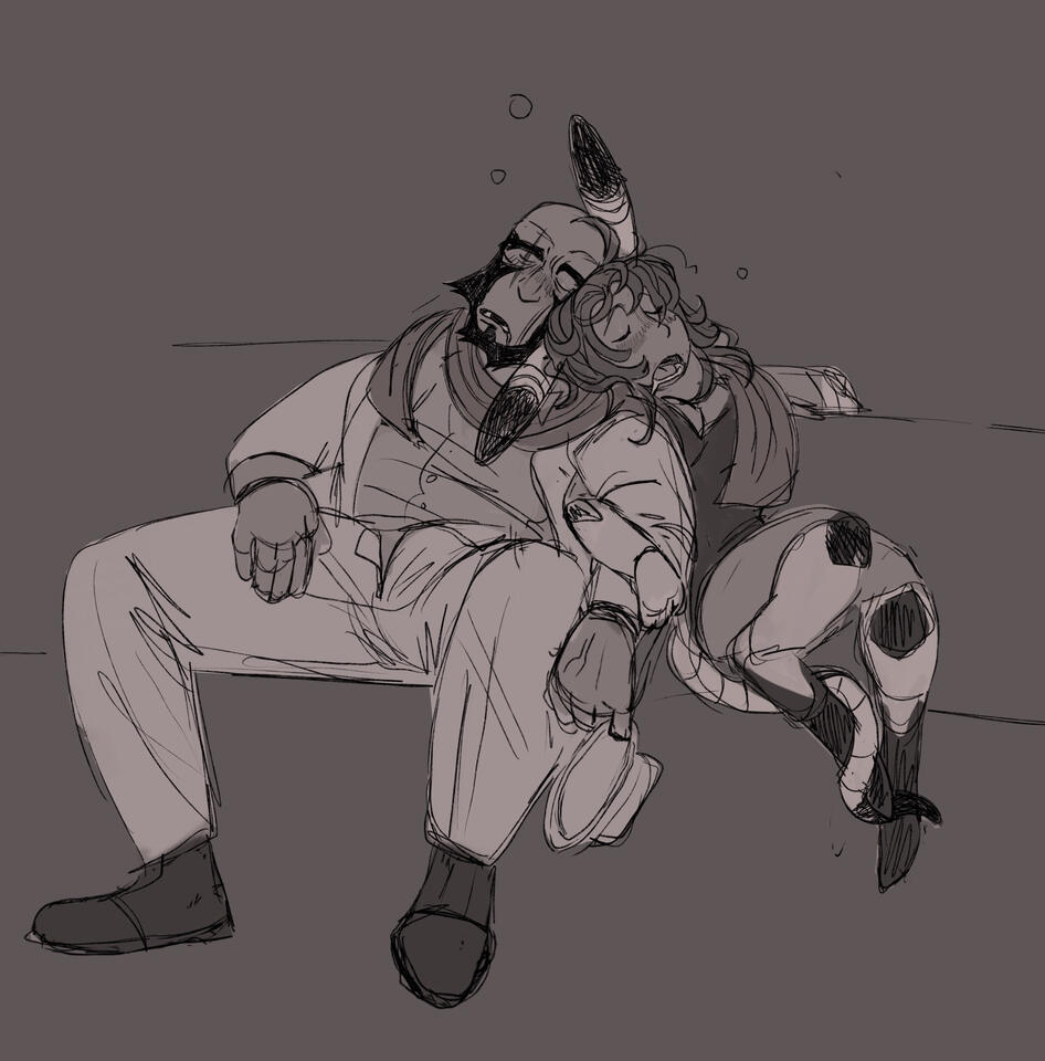 fullbodies, monochrome